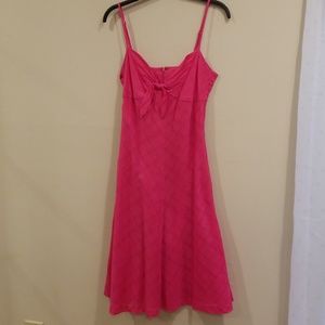 Hot Pink Isaac Mizrahi Spaghetti Strap Dress